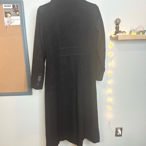 Anne Klein Charcoal Gray Wool & Cashmere Blend Coat - Picture 6 of 10